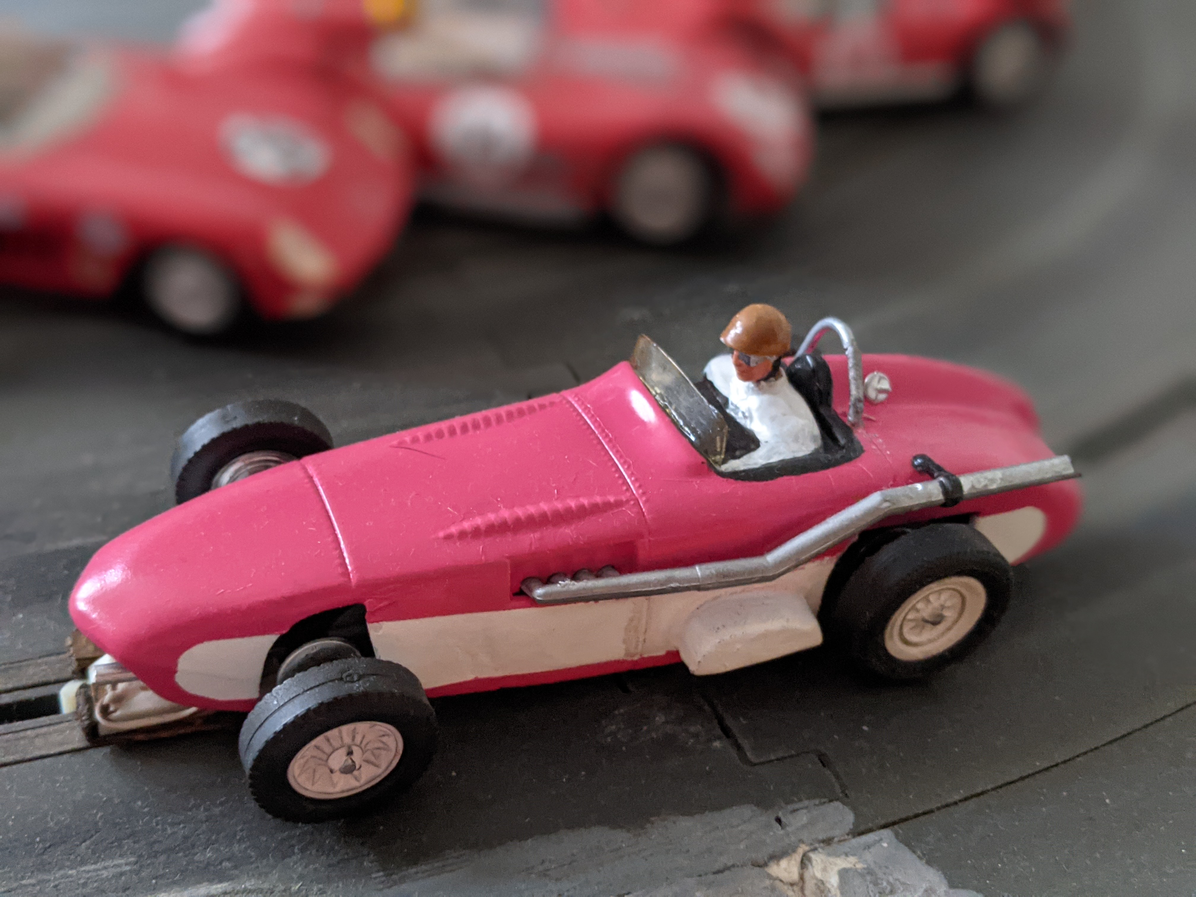1955 Indy racer -  Pink Zink